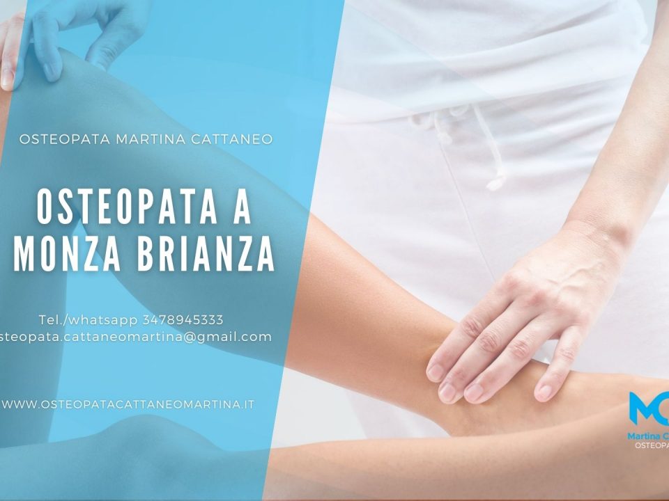Osteopatia a Monza e Brianza Osteopata Martina Cattaneo