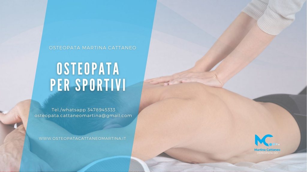 Osteopatia e sport a Monza Brianza connubio vincente