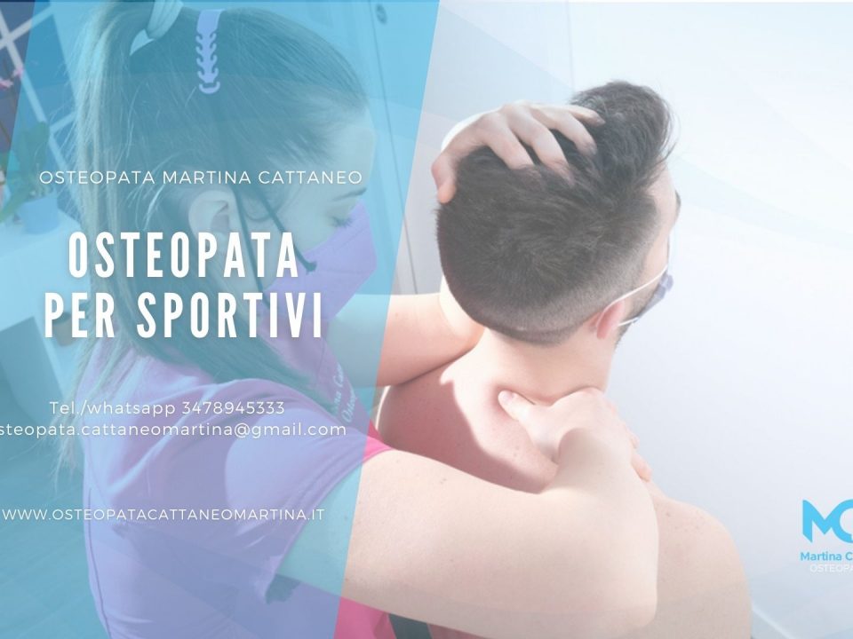 Osteopatia e sport a Monza Brianza connubio vincente
