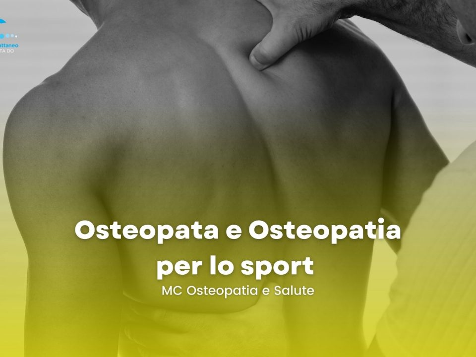 Osteopata per lo sport Osteopatia Martina Cattaneo monza brianza