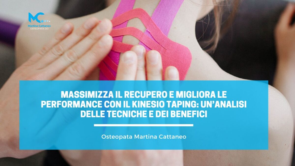 Massimizza il recupero e migliora le performance con il Kinesio Taping un analisi delle tecniche e dei benefici